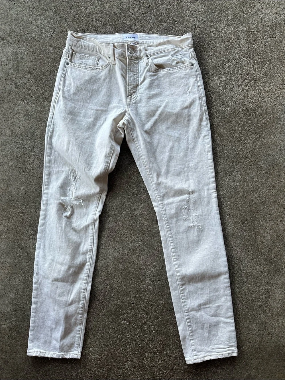 Frame L' Homme Slim Twill Denim Jeans